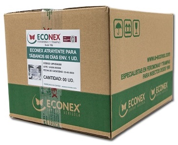 Caja con 400 unidades de ECONEX ATRAYENTE PARA TÁBANOS